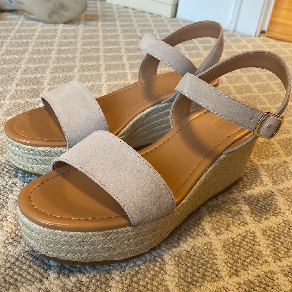J.Crew platform sandals